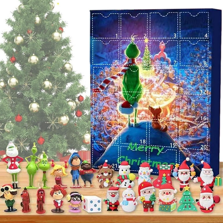 2023 Cute Cartoon Christmas Advent Calendar, Countdown Calendar, 24 Days Advent  Calendar-sz3