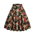 thumbnail image 2 of Birdeem Jupe Florale Rétro Imprimée Mode Été pour Femmes, 2 of 7