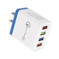 thumbnail image 2 of Zeus Portable Travel 4 USB Ports Fast Charging QC 3.0 Wall Charger Power Adapter, 2 of 7