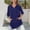 #0133-Navy, variant on Women's Short Sleeve T Shirts with Cross Tie Hem, Casual Crop Tops with Round Neck, Soft Breathable Lightweight Tees for Summer Spring, Daily Party Vacation Fashion Wear Gift