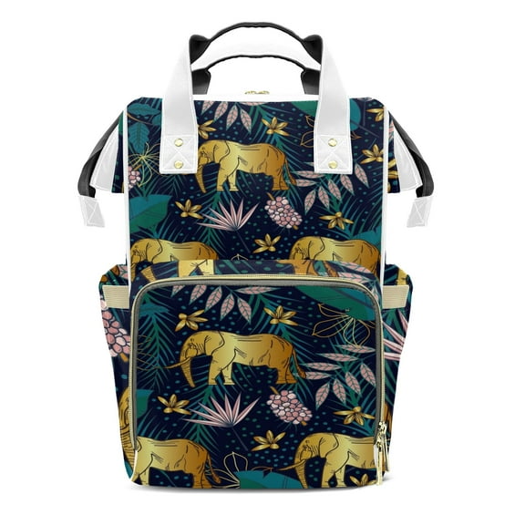Elephant Diaper Backpack – Large Capacity, Insulated Baby Bottle Pocket, Multifunctional Mommy Bag for Boys & Girls