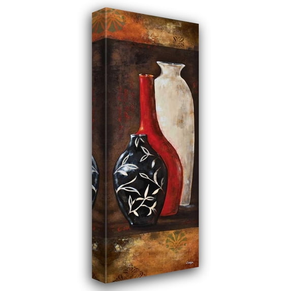 Loretta Linza 11x24 Gallery Wrapped Canvas Wall Art Titled - Eastern Bazaar II