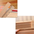 thumbnail image 2 of Paquete de 25 reglas de madera, reglas de 12 pulgadas, regla de medición de madera a granel, regla de oficina, escala 2, 2 of 5