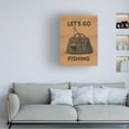 thumbnail image 2 of Trademark Fine Art 'Go Fishing Burlap' Canvas Art by Marcee Duggar, 2 of 4