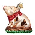 thumbnail image 1 of Adorno navideño Old World Christmas cerdito en char, 1 of 1