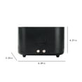 thumbnail image 3 of COFEST Flame Humidifier, Portable-Noiseless Aroma Diffuser for Home, Office Or Yoga Essential Oil Diffuser with No-Water Auto-Off Protection Black, 3 of 8