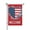 Color 3, variant on AMHNF One Nation Under God Let Freedom Ring Linen Garden Flag 12x18 inch, Memorial Day Independence Day Yard Flag for Spring Summer Home Outdoor Garden Decoration