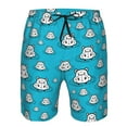 thumbnail image 3 of Fotbe Hippo In Water Head Trajes de Baño Estampados para Hombre, Shorts de Verano de Secado Rápido, Ropa de Playa, Bañadores-XX-Large, 3 of 6
