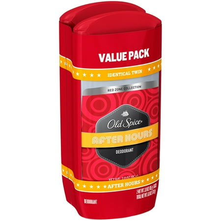 Old Spice 3 Oz. After Hours Red Zone Collection Deodorant, Twin Pack