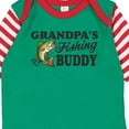 thumbnail image 4 of Inktastic Grandpa's Fishing Buddy Boys Long Sleeve Baby Bodysuit, 4 of 5