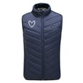 thumbnail image 6 of ZACPNCV Heated Vest for Men And Women Plus Size Heated Coat 9 Heating Heated Jacket Winter Heating Coat Navy, 6 of 6