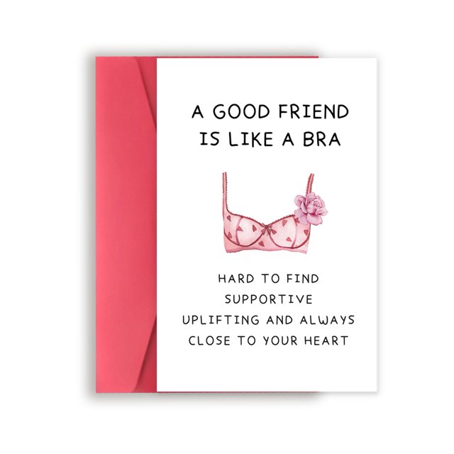 Tarjeta de cumpleaños divertida Missonemi para mejor amiga