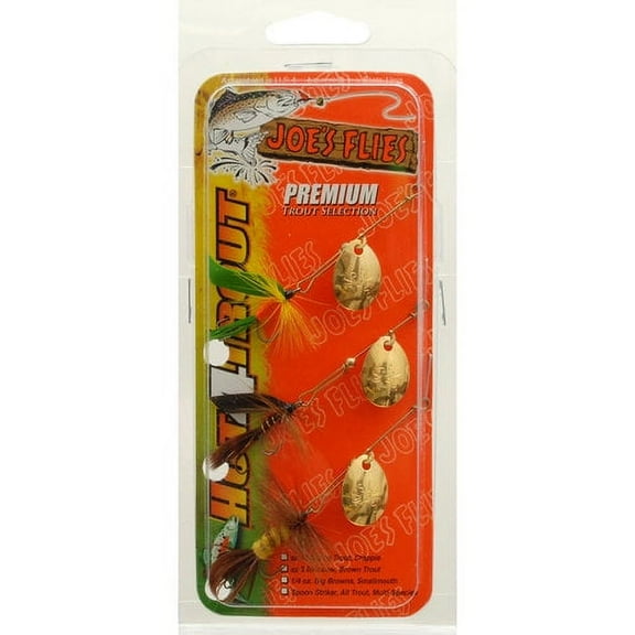 Joe's Flies Short Striker Inline Spinner, Size 8, 3 Count