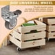 thumbnail image 4 of Ruedas de Montaje Lateral, Ruedas para Muebles de 2 Pulgadas, Ruedas de Goma en Forma de L, Juego de 8, Tapa Giratoria con Bloqueo de 360 Grados, Paquete de 8, 4 of 5