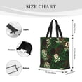 thumbnail image 3 of Fuzoiu Camouflage Skull Print Durable Tote Bag,Shoulder Bag with Zipper Closure,Casual Tote's Handbag,for Daily Use, Shopping, School, Work, 3 of 7