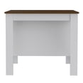 thumbnail image 6 of Atlin Designs Engineered Wood White/Walnut Kitchen Island Rectangular Easy to Assemble, 6 of 13