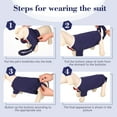 thumbnail image 6 of PUMYPOREITY Dog Recovery Suit, Surgery Recovery Suit, Professional Pet Recovery Shirt, Alternative After Surgery for Abdominal Wounds Bandages, 6 of 11