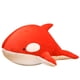 thumbnail image 1 of Muñeca de peluche con forma de ballena roja de 60 cm para regalo para niños, 1 of 1