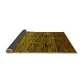 thumbnail image 2 of Ahgly Company Indoor Rectangle Abstract Yellow Modern Area Rugs, 2' x 3', 2 of 4