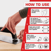 LOCTITE Plastic Epoxy - Pack of 4