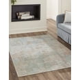 thumbnail image 3 of Unique Loom Lotus Collection Area Rug - Royal (7' 10" x 10' Rectangle Teal/Light Blue), 3 of 12