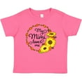 thumbnail image 3 of Inktastic My Mimi Loves Me with Sunflower Wreath Boys or Girls Baby T-Shirt, 3 of 5