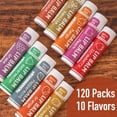 thumbnail image 3 of Bálsamo labial AZEN, paquete de 120 unidades, 10 sabores naturales, regalo de Navidad, 3 of 8