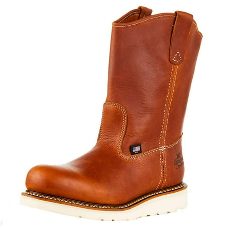 

Weinbrennerusa 814-4208 Men`s Thorogood Tobacco 11` Soft Toe Pull On Boot 7.5 D