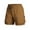 Brown, variant on Mlzmgr Mens Cargo Shorts with Multi Pockets Drawstring Elastic Waist 5 Inch Short Pants Summer Hiking Shorts