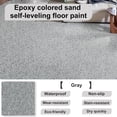thumbnail image 2 of Epoxy Colored Sand Floor Paint, Self Leveling Epoxy Floor Paint, High Gloss Marble Effect Coating for Concrete, Indoor and Outdoor, Waterproof, Non-Slip (5 KG, Green), 2 of 4