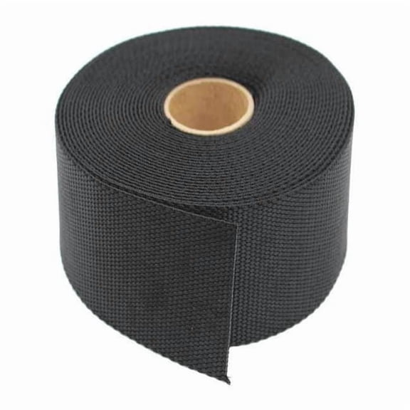 Bulk-Strap Webbing,Nylon,2" W,Black N02027BK