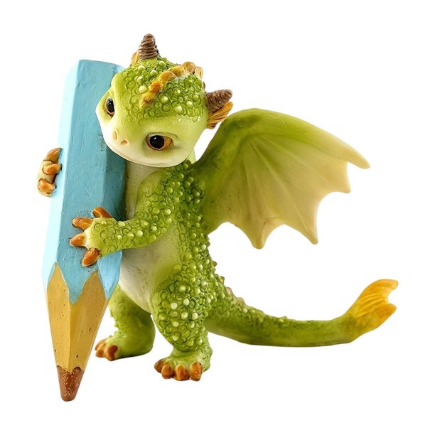 Muñeco Dinosaurio Verde Adornos De Dibujos Animados Bonitos Modelo De Animal De Resina Simulada