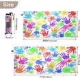 thumbnail image 3 of GZHJMY Color Handprint Beach Towel Oversized Towel Blanket, Thin Lightweight Microfiber Sand Free Quick Dry Towel, 30”X60” Multipurpose Pool Bath Yoga Swim Shower Towel, 3 of 7