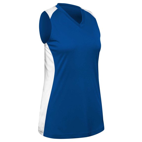 Champro Infinite V-Neck Racerback Softball Jersey Women's Royal