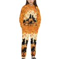 thumbnail image 2 of DISNIMO Thanksgiving Cat Pumpkin Hoodies Sets Boys Hoodie Set Kids Hoodies Set for 6/7 Years Boy Hoodie Sets Cool Designs Hoodies Black Hoodie Long Sleeve Two Piece Set Hoodie Set Girls Pullover, 2 of 7