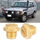 thumbnail image 2 of Set of 2 brass differential drain plugs with seal for Land Rover Discovery 2, 2 of 3