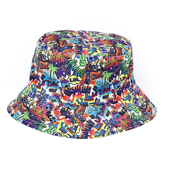 Giaone Reversible Breathable Bucket Hat Fisherman Hat Outdoor Sunshade