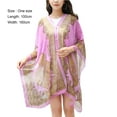 thumbnail image 6 of Joernso Women Shawl Cashew Print Beads Ladies Loose-fitting Sexy Cover Up for Vacation, 6 of 8