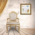 thumbnail image 3 of Wang, Melissa 26x26 Gold Ornate Wood Framed with Double Matting Museum Art Print Titled - Neon City Lights I, 3 of 4