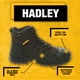 thumbnail image 2 of Bota de trabajo DEWALT Hadley, impermeable, de acero, punta de seguridad para hombre, color marrón, 2 of 5