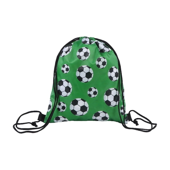 Tuscom Soccer Drawstring Bag Backpack Storage Pouch Organizer Bag Lightweight Sports Cinch Sack for Soccer Ball Cleats Equipment for Games Practice