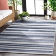 thumbnail image 3 of Safavieh Beach House Merrilyn Striped Indoor/Outdoor Area Rug, Navy/Ivory, 4' x 6', 3 of 17