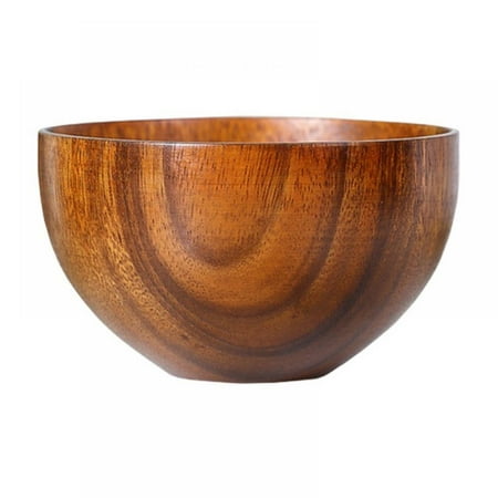 

Wooden Bowl Tableware Soup Salad Rice Noodles Bowls Food Container Wood Eating Bowl For Children Kid Acacia Wooden Bowl