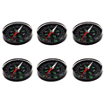 thumbnail image 1 of 6 Pcs 40mm Boussole de Camping Remplie de Liquide Clair Kit de Randonnée en Plein Air, 1 of 5