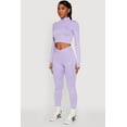 thumbnail image 4 of Womens Seamless Mineral Wash Crop Track Jacket, 4 of 5