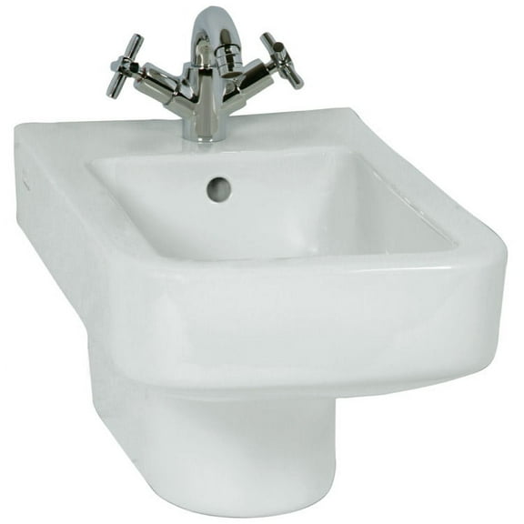 Nameeks Vitra 4329-003-0288 Vitra Wall Mounted Round Bidet Bowl Only - White