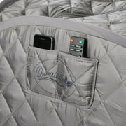 Durasage Pop-Up Portable Steam Sauna Spa, 800W Steam Generator, Foldable Tent, Timer Control, Indoor Home Use, Includes Chair & Storage Pocket - Gray