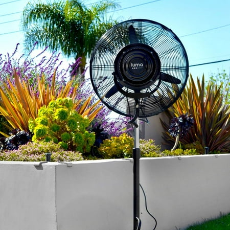 Luma Comfort - 24" Misting Fan - Black