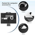 thumbnail image 3 of Adjustable Travel Carrying Case for 24''Desktop Monitor(Universal), Protective Storage Bag for Monitor Dust Cover with Carry Handle for 24 inch Screen and Accessories（black）, 3 of 5