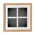 thumbnail image 1 of Ligne d'Illusion Cyclique Répétition Cadre Mur Table Affichage 4 Ouvertures Image, 1 of 3
